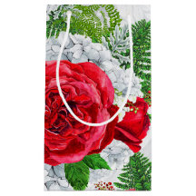Romantische Rose Geschenktasche