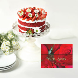 Romantische Rose Ihr seid Special Magnet