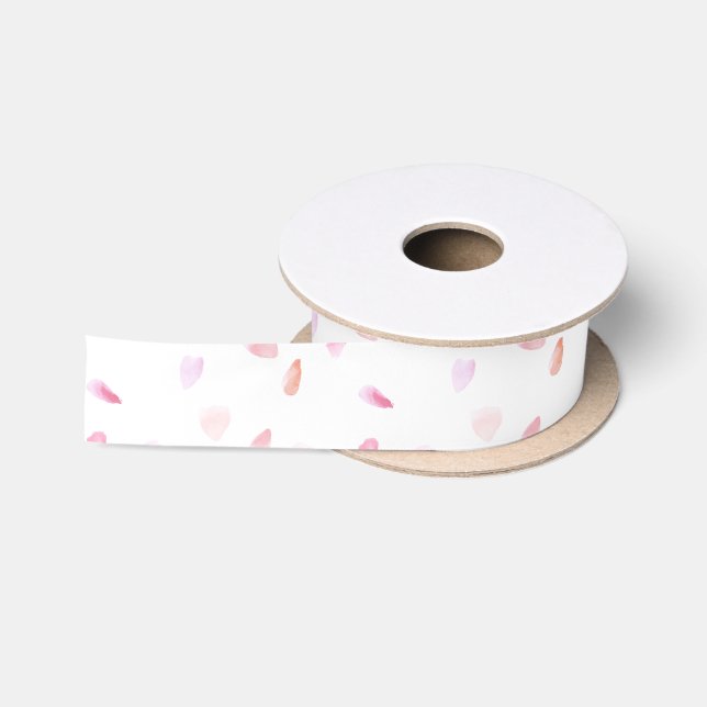Romantische Rose Petals Satinband (Spule)