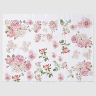 Romantische Rose Seidenpapier