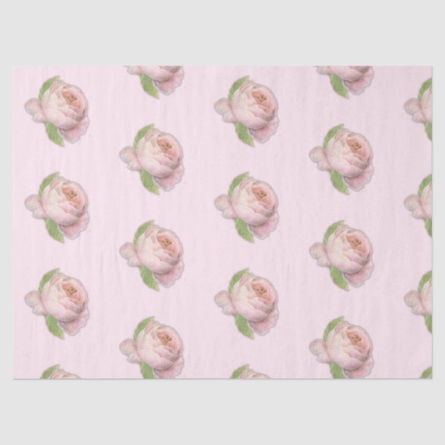 Romantische Rose Serie Design 18 Gewebepapier Seidenpapier (Vorderseite)
