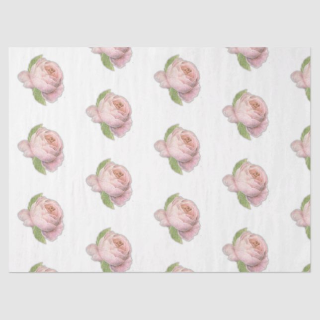 Romantische Rose Serie Design 18 Gewebepapier Seidenpapier (Vorderseite)