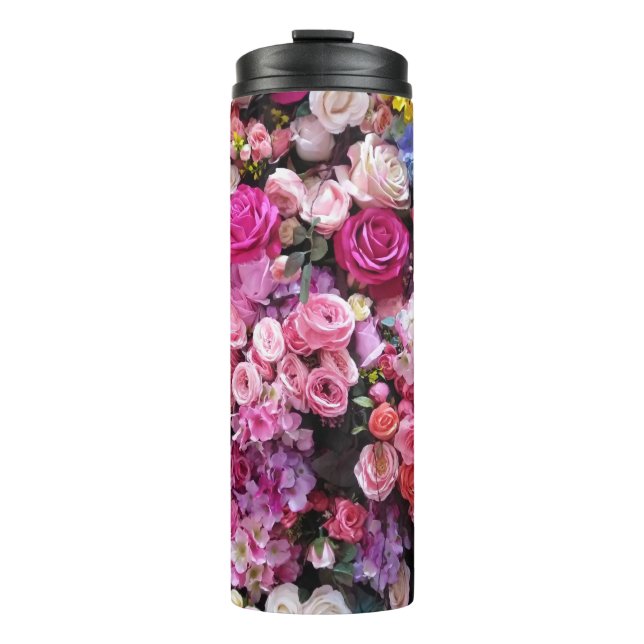 ROMANTISCHE ROSE THERMOSBECHER (Vorderseite)