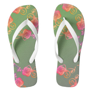 Romantische Rose und Pflaumenmoospaare von Flip Fl Flops