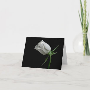 Romantische Rosen-Anmerkungs-Karte Karte