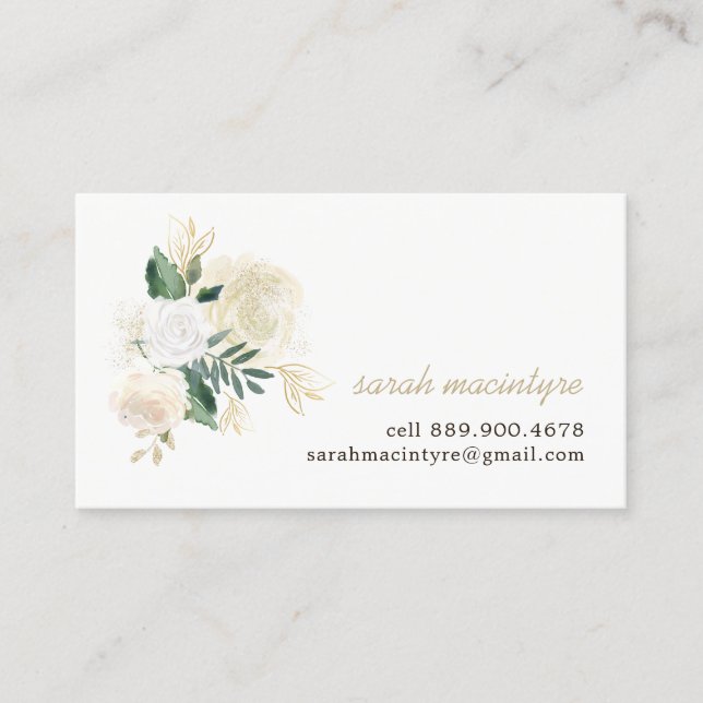 Romantische Rosen-nennende Karten (Vorderseite)