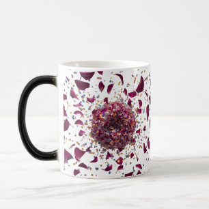 Romantische Rosenblüten-Konfetti-Explosion Farbe Verwandlungstasse