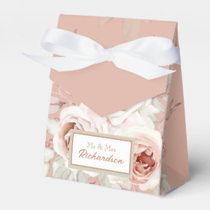 Romantische Rosenhochzeit Geschenkschachtel