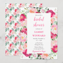 Romantische Rosenrosen-Blume Brautparty