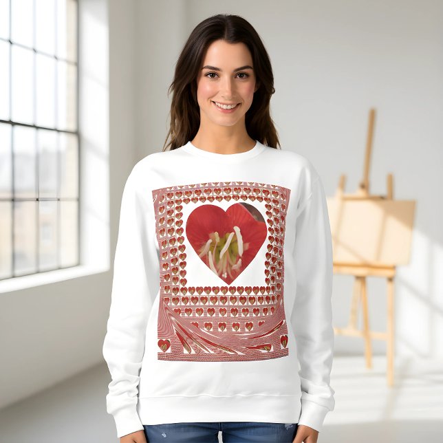 Romantische Rote Blume Herzdesign 4 Besondere Mome Sweatshirt (Art meets ease. ❤️🌿 The Special Moments sweatshirt: your daily sanctuary. #Achempong #ExecutiveMuse)