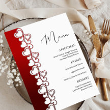 Romantische Rote Herzen Wirbel Valentinstag Urlaub