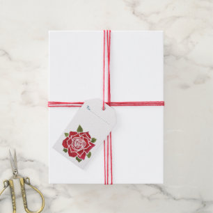 Romantische Rote Rosen, Blue Pack von benutzerdefi Geschenkanhänger