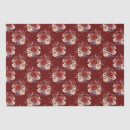 Romantische Rote Rosen Seidenpapier