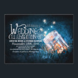 Romantische rustikale Maurerjar & Fireflies Hochze Einladung<br><div class="desc">Hochzeitseinladung inspiriert von blauer Sommernacht und romantischen Hochzeitsfeiern im Freien. Lässige,  rustikale und skurrile Naturhochzeiten laden zu romantischen und traumhaften Hochzeiten mit Maurerkirschen und Glühwürmchen ein. — Alle Designelemente von Jinaiji.</div>