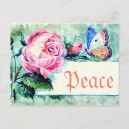 Romantische Safari Floral Brautparty Peace Destiny Einladungspostkarte