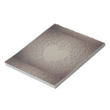 Romantische Sandy-Rose Notepad