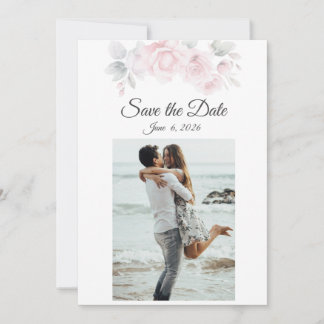 Romantische Save the Date-Karte Date