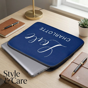 Romantische Schrift Liebe Symbol Laptop Hülle Laptopschutzhülle