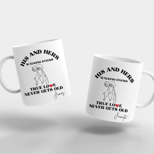 Romantische Seine und ihre wahre Liebe werden nie  Kaffeetasse