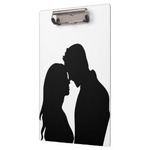ROMANTISCHE SILHOUETTE KLEMMBRETT