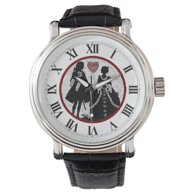 Romantische Silhouette Romantische Armbanduhr (Vorderseite)