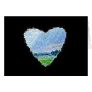 Romantische Sommerherzen Valentine Liebe Card