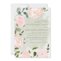 Romantische Springtime Blush Pink Blumenhochzeit
