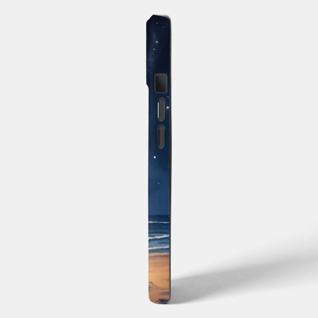 Romantische Starry Night Couple iPhone 15 Fall Case-Mate iPhone Hülle (Rückseite / Links)