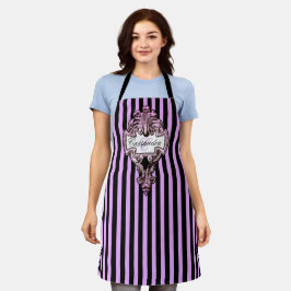 Romantische Steampunk Goth Personalisierte Schürze
