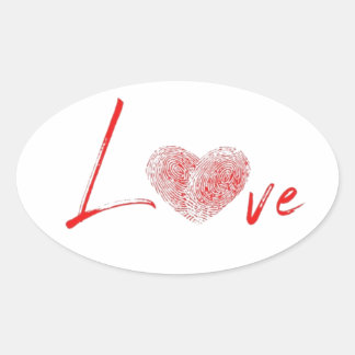 Romantische Sticker für den Valentinstag