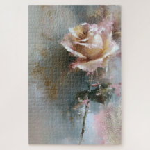 Romantische Stimmung Rosa Rosenölmalerei Fine Art