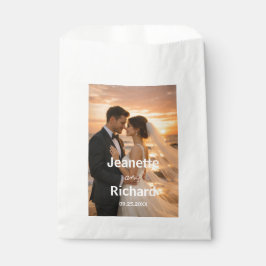 Romantische Strandhochzeitsgelübde Geschenktütchen
