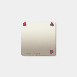 Romantische Süße Liebevolle Stylische Marienkäfer Post-it Klebezettel