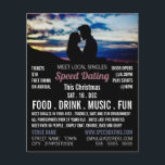 Romantische Szene, Speed Verabredet Event-Werbung Flyer<br><div class="desc">Romantische Szene,  Speed Verabredet Event-Werbung Flyer vom Business Card Store.</div>
