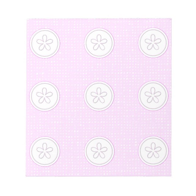 romantische Tapete Notizblock (Vorderseite)