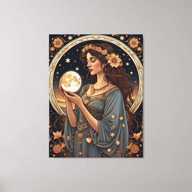 Romantische Tarot Leinwanddruck (Vorderseite)