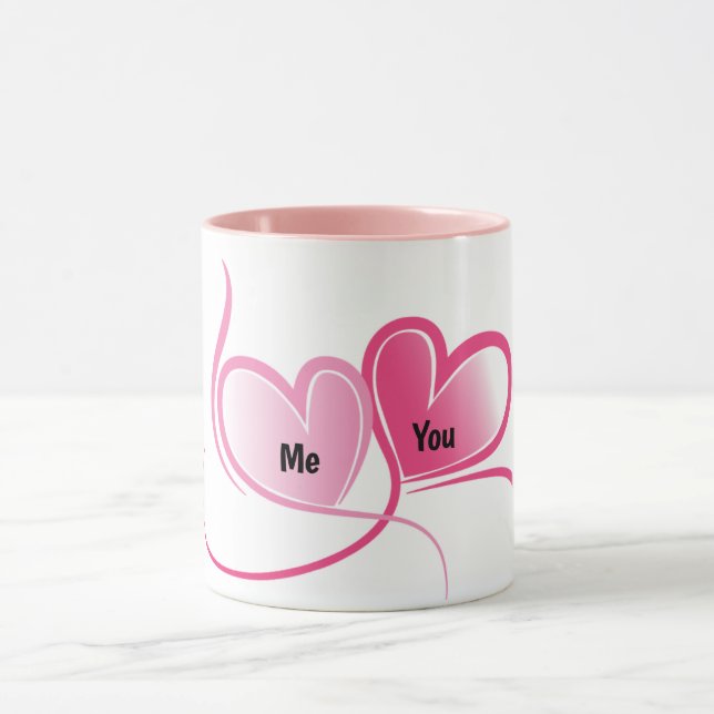 Romantische Tasse für Freundin (Zentrum)