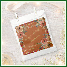 Romantische Terracotta Geschenktütchen
