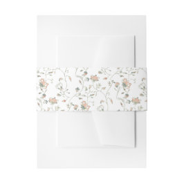 Romantische Trailing Floral Einladungsbanderole