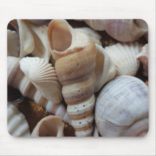 Romantische tropische exotische Muscheln Strand Li Mousepad