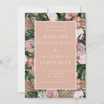 Romantische tropische, weiche, rosa grüne Pfirsich