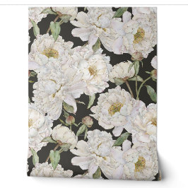 Romantische und elegante Wasserfarben Blumengestel Tapete