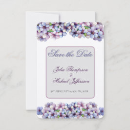 Romantische und poetische Pasta Lilac Wasserfarbe Einladung