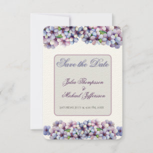 Romantische und poetische Pasta Lilac Wasserfarbe Einladung