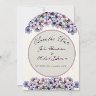 Romantische und poetische Pasta Lilac Wasserfarbe Einladung