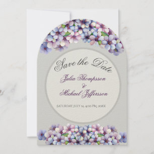 Romantische und poetische Pasta Lilac Wasserfarbe Einladung