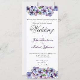 Romantische und poetische Pasta Lilac Wasserfarbe Einladung