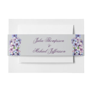 Romantische und poetische Pasta Lilac Wasserfarbe Einladungsbanderole