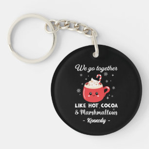 Romantische und sonnige Weihnachten Schlüsselanhänger