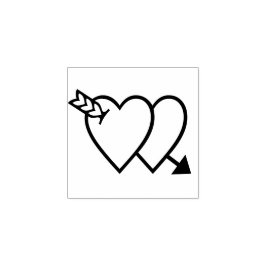 Romantische Valentine Dekoration nach Maß Gummistempel